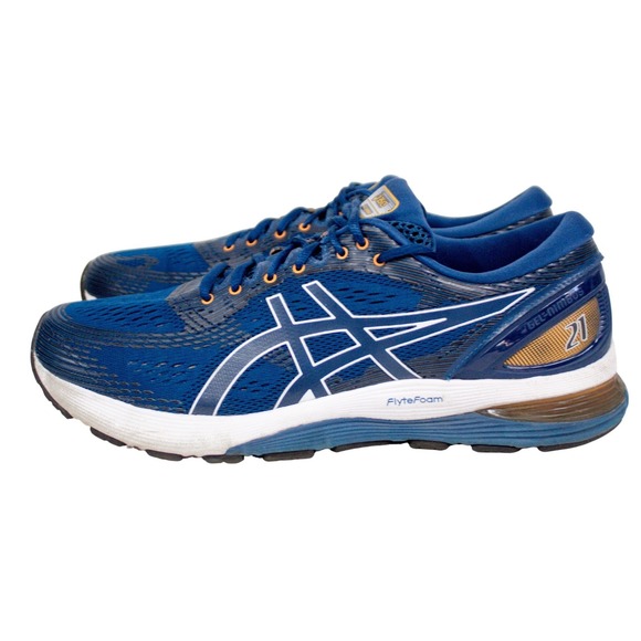 Asics Gel-Nimbus 21 Moko Blue Black Sneakers 10.5 US Men - 44.5 EU - Picture 6 of 10